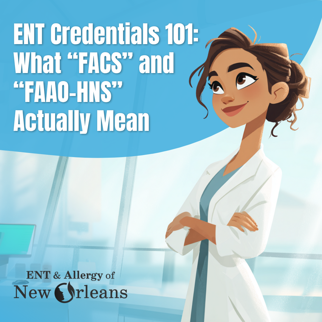 Type of Hearing Aid by ENT & Allergy of New Orleans, LA