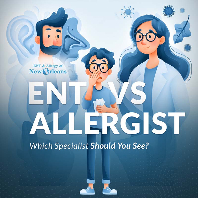 Type of Hearing Aid by ENT & Allergy of New Orleans, LA