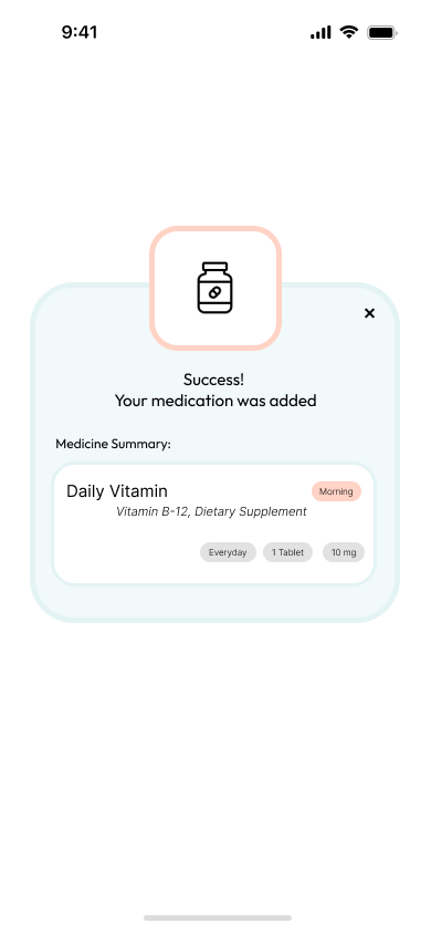 mobile confirmation page final design