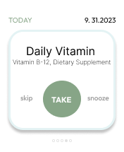 reminder to take medication for watch