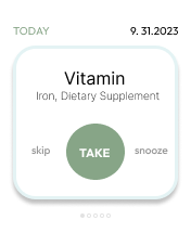 reminder to take medication for watch