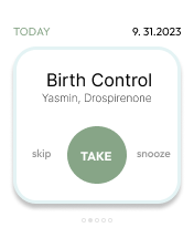 reminder to take medication for watch