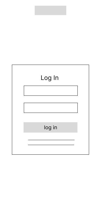 login mobile digital wireframe 
