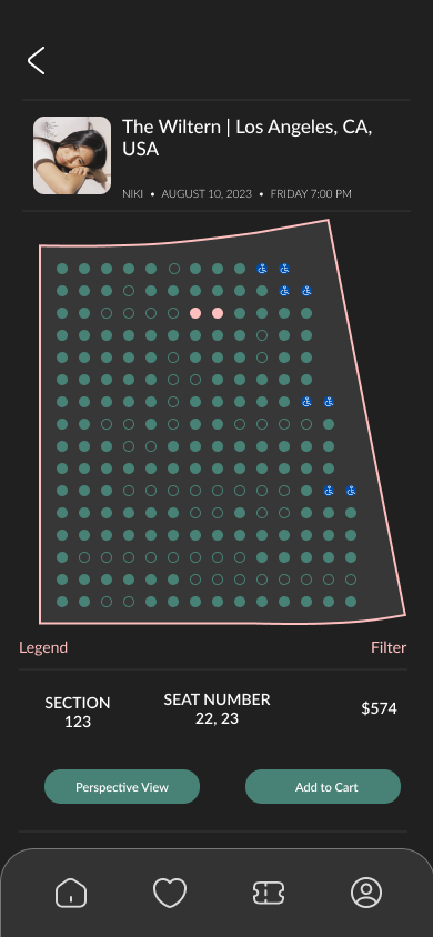 section map page mobile mockup