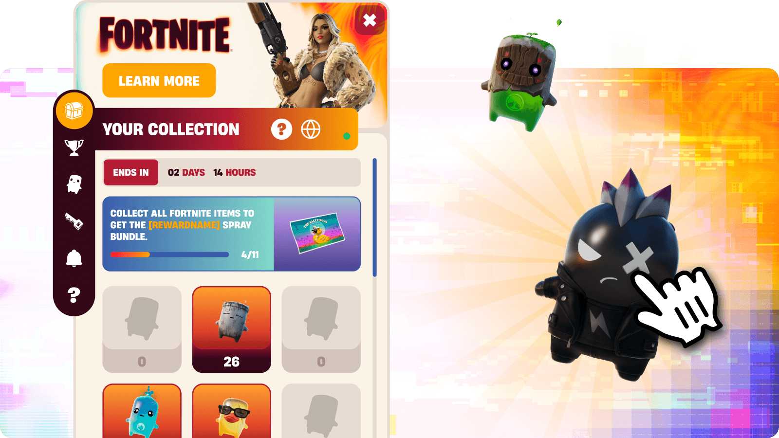Fortnite Sprites Twitch Extension