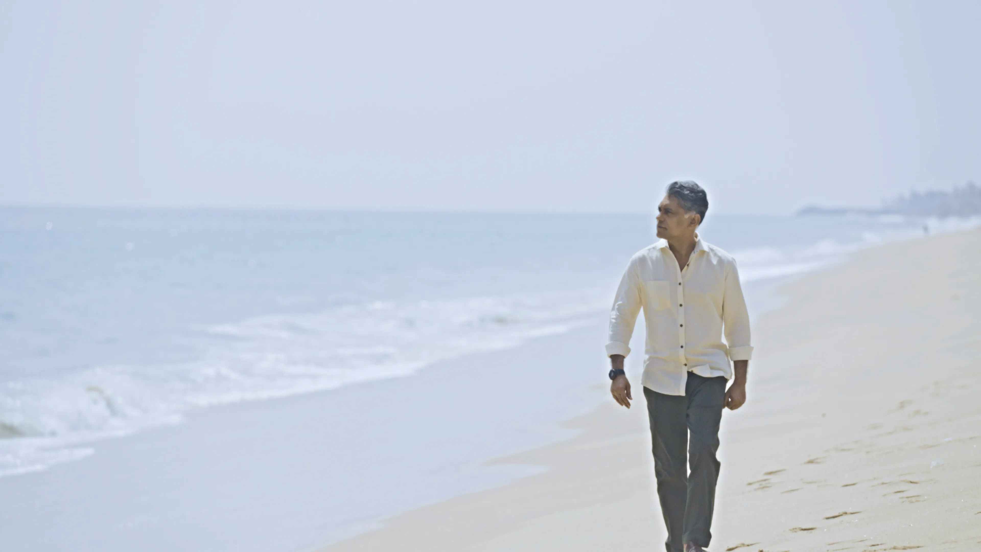 Hari walking by the sea — restoring rhythm and joy