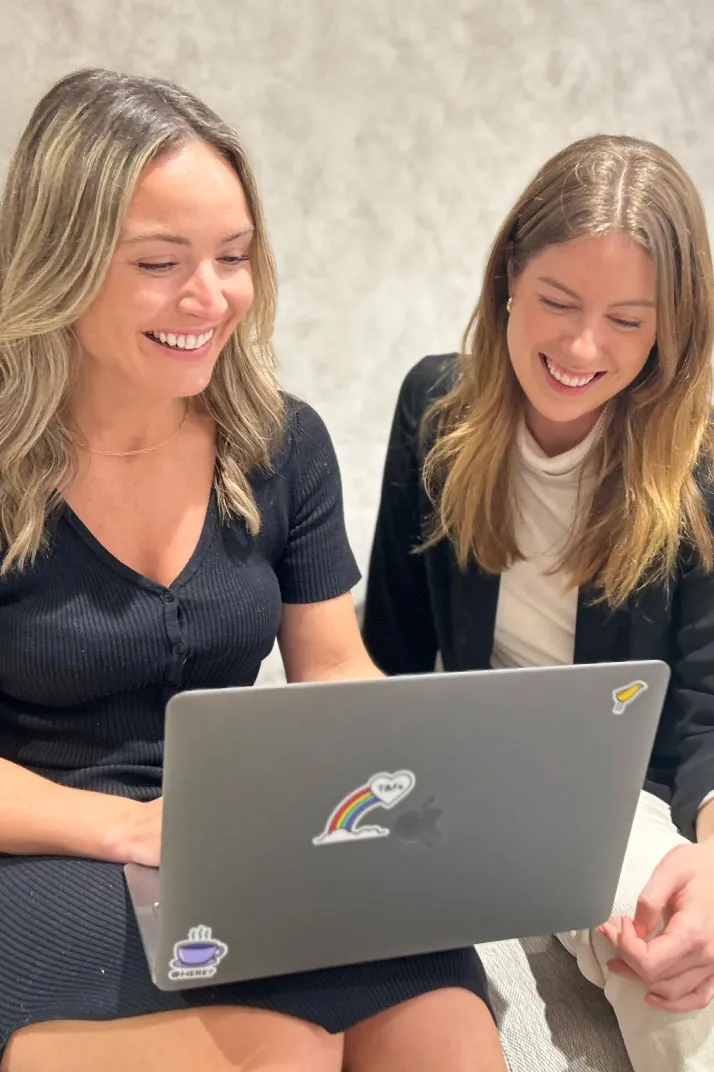 Team member working at computer
