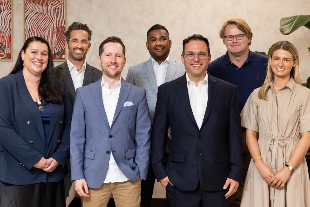 Leadership team group photo.