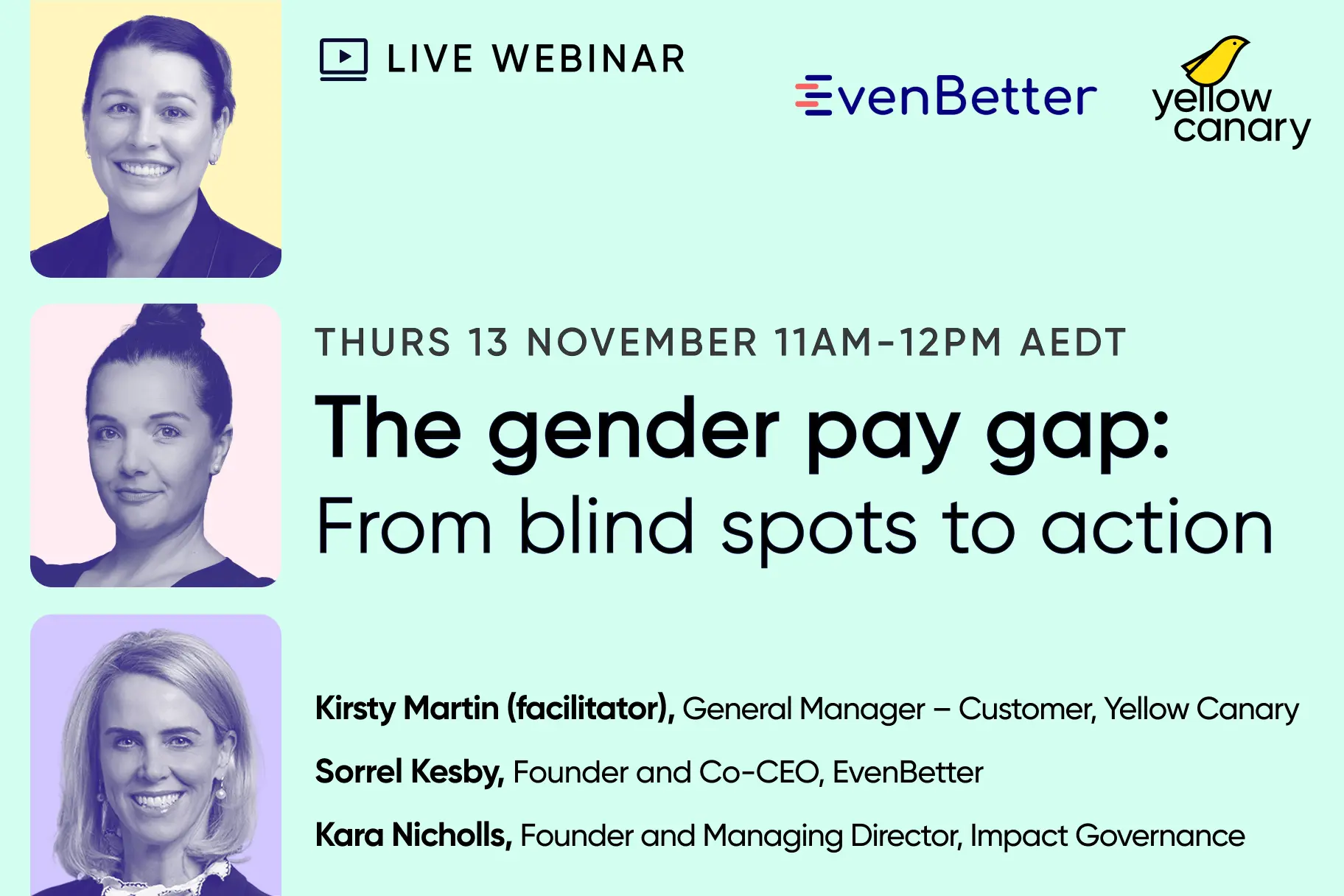 The gender pay gap: From blind spots to action