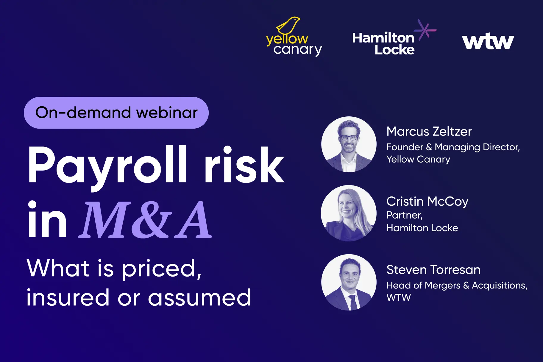 Payroll risk in M&A: What is priced, insured or assumed