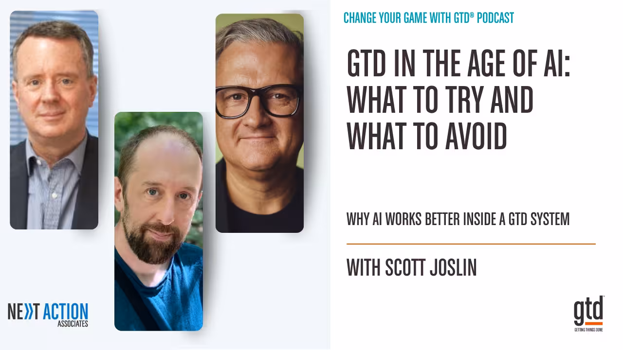 Getting Things Done in the Age of AI: What to Try and What to Avoid