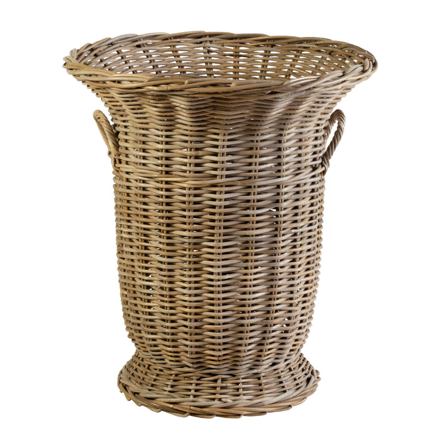 Terrace Woven Rattan Basket