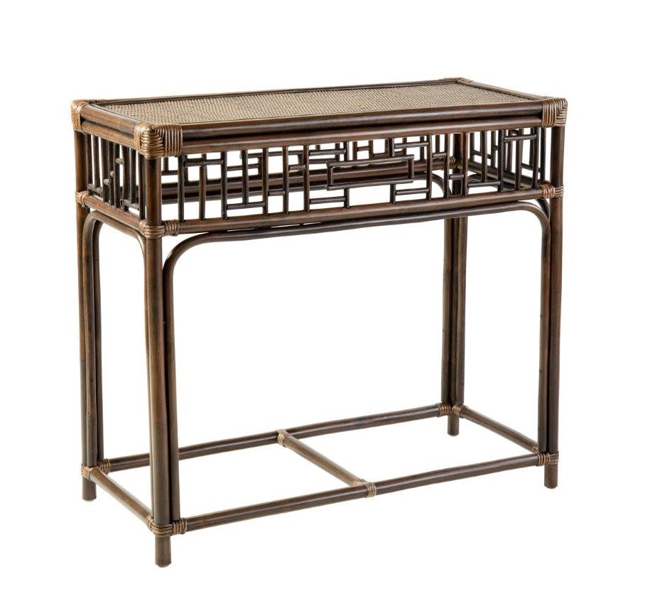 Marina Rattan Console Table 90cm