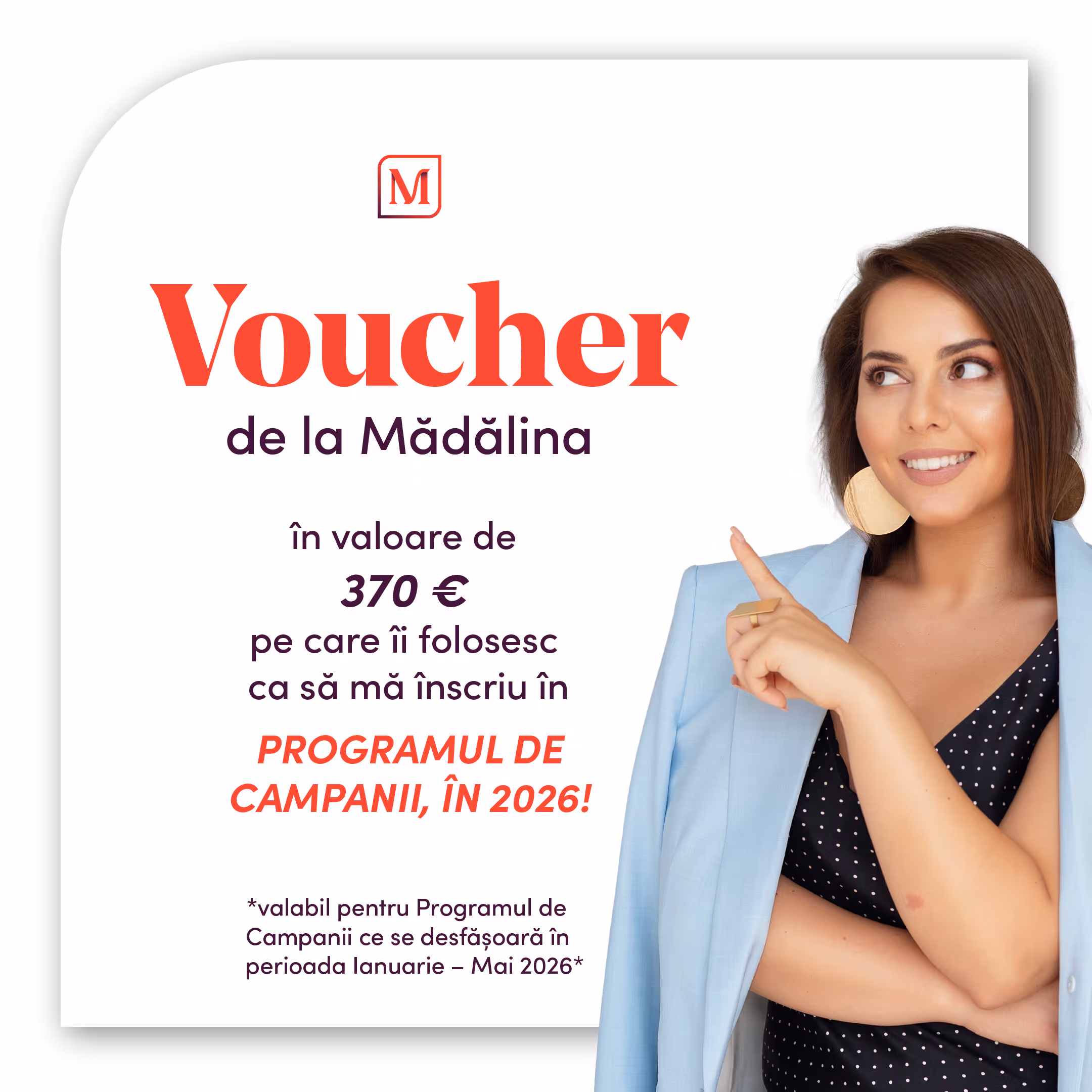 Voucherul 370 euro pentru Campanii de Marketing