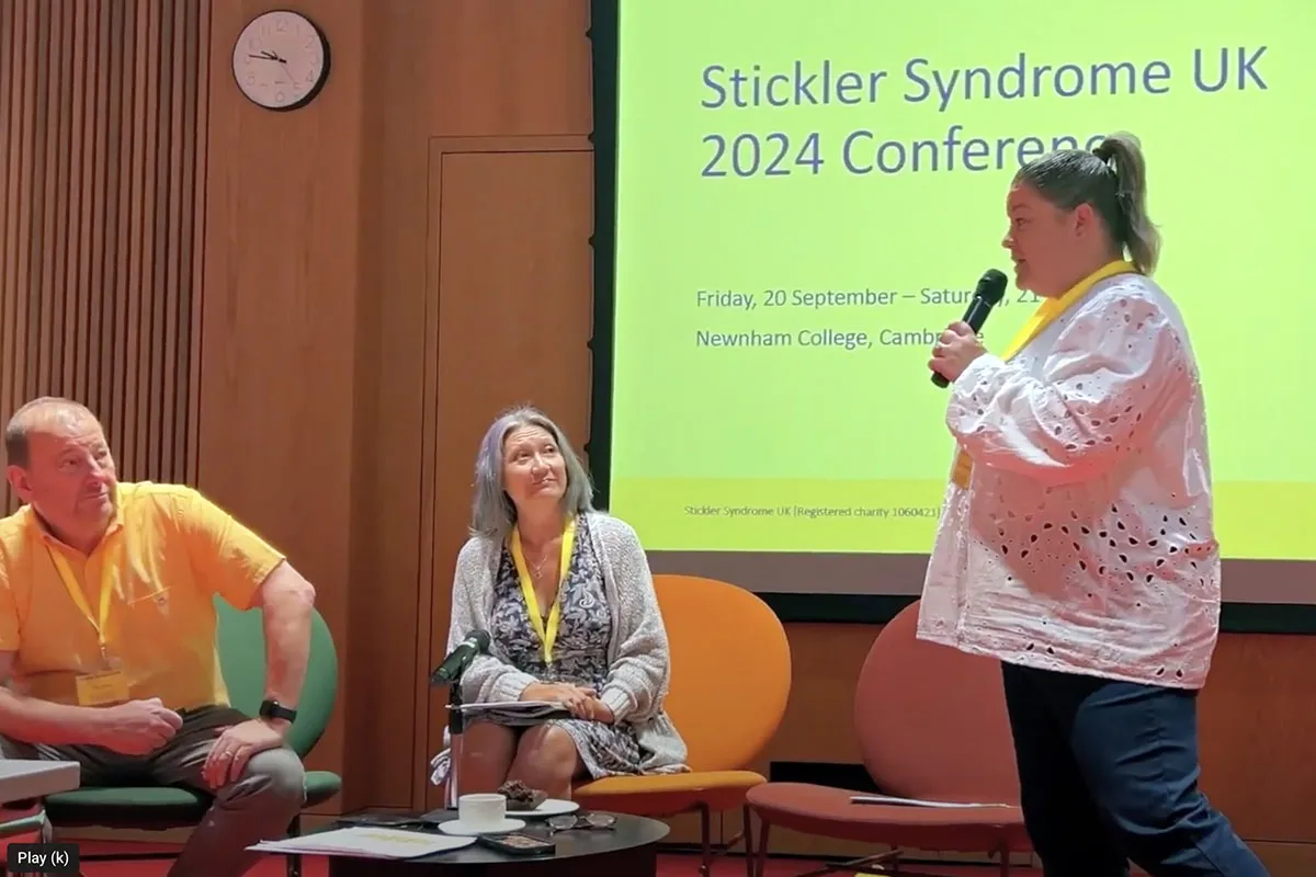 Trustees at the Stickler Syndrome Conference 2024