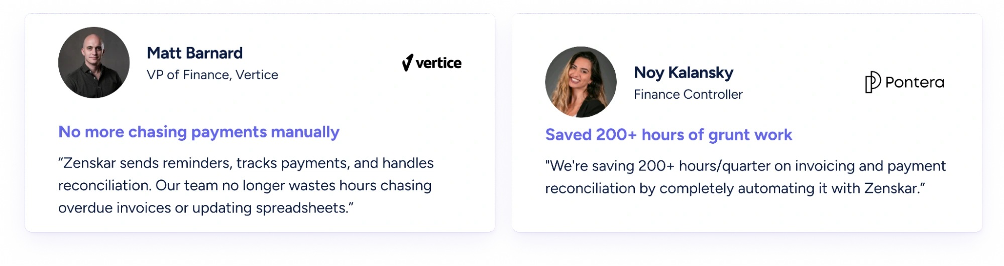 Real results from finance teams who transformed their AR collections with Zenskar