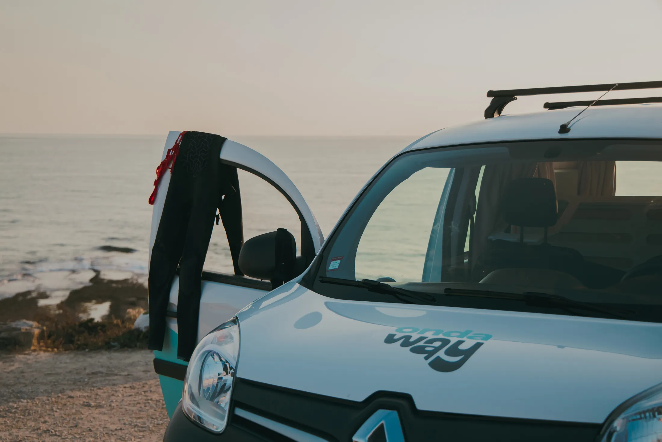 front view of the van