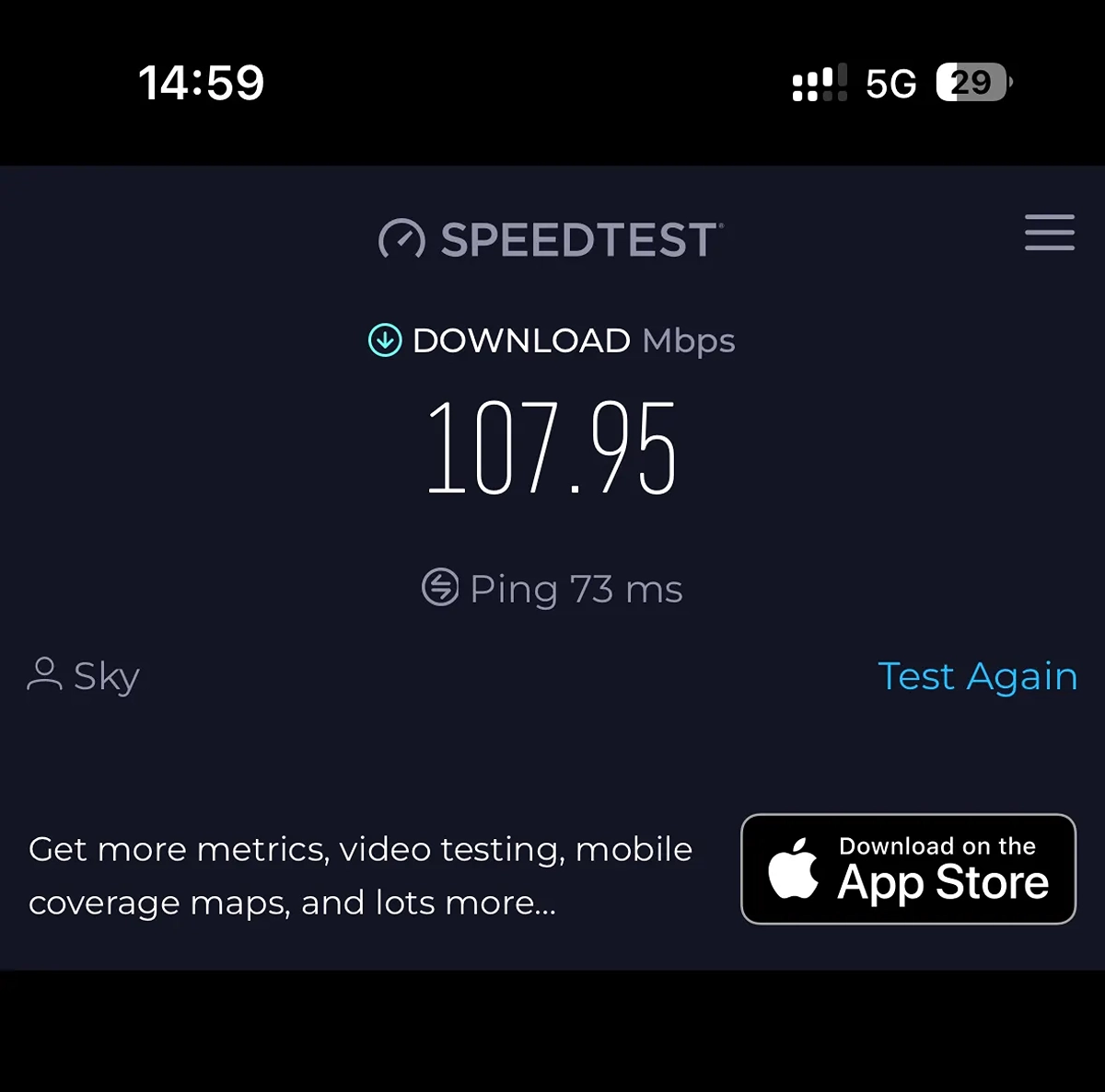 Virgin connect roam speed test germany