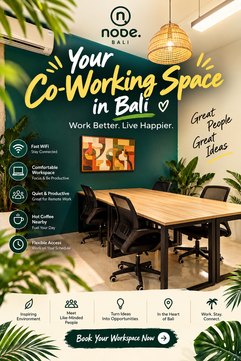 NODE Bali - Coliving & Coworking Space in Kuta (Bali) - Bali