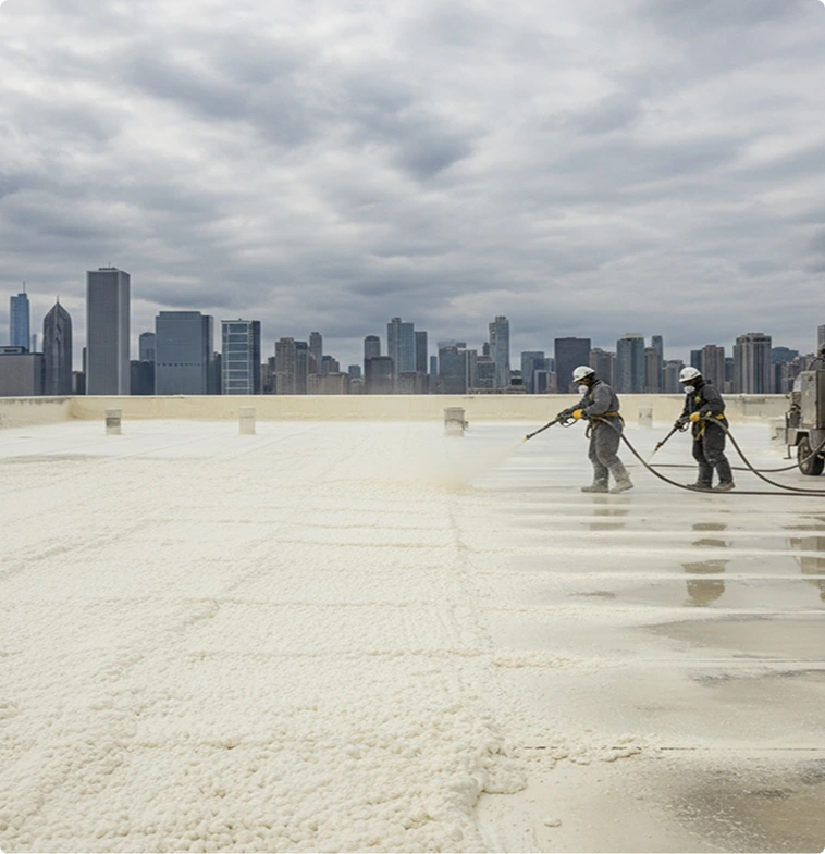 Spray Foam - Commercial Roof Insulation