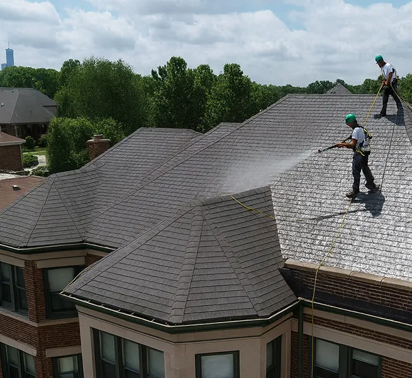Roof rejuvenation spray treatment