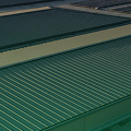 Commercial metal roof visual
