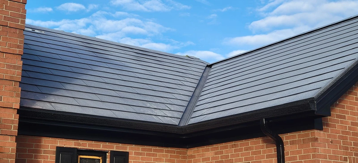 Tesla Solar Roof Finished Installation in South Elgin