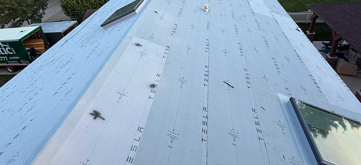 Tesla Solar Roof Underlayment in Phoenix, IL