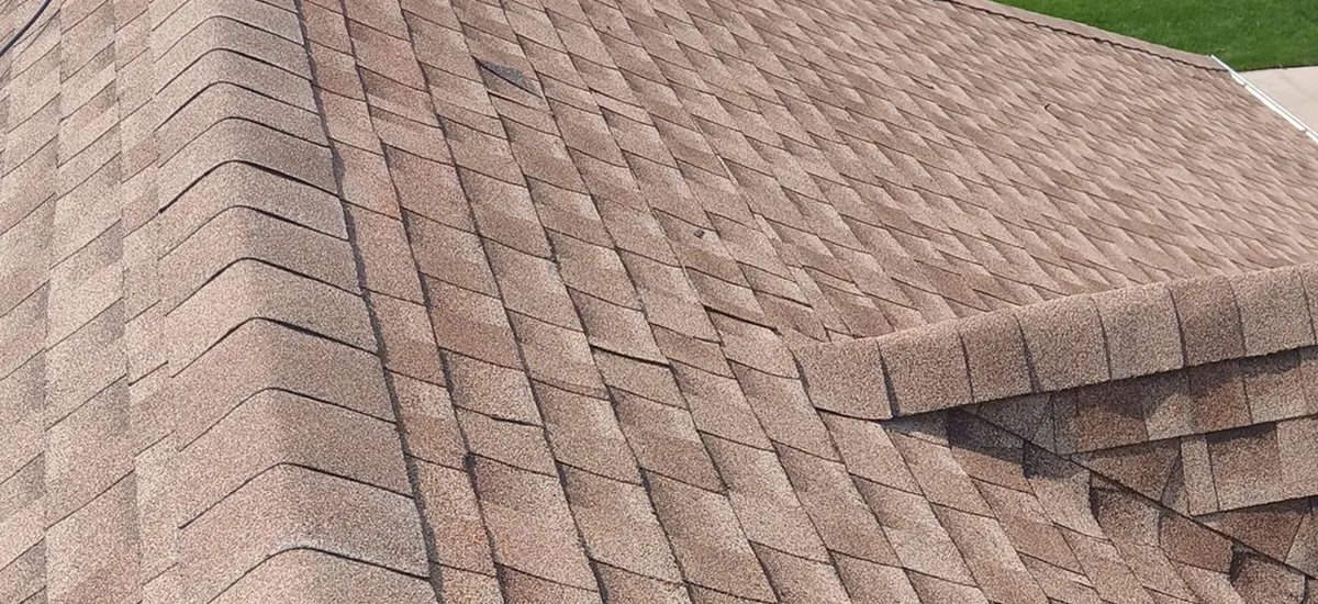 Architectural Shingle Roof Replacement Finished Project in Dunning, IL