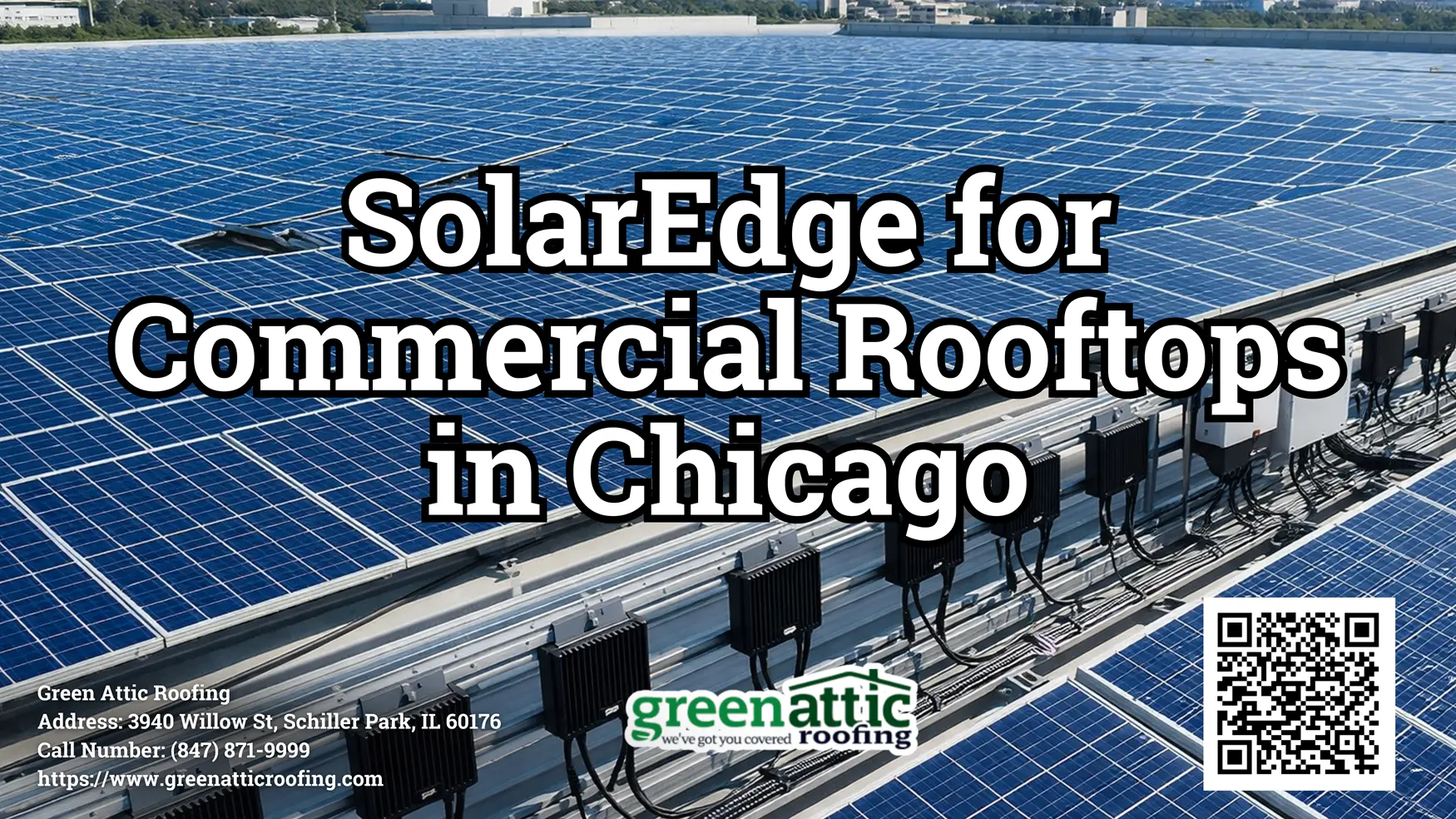 SolarEdge for Commercial Rooftops in Chicago | Green Atic Roofing