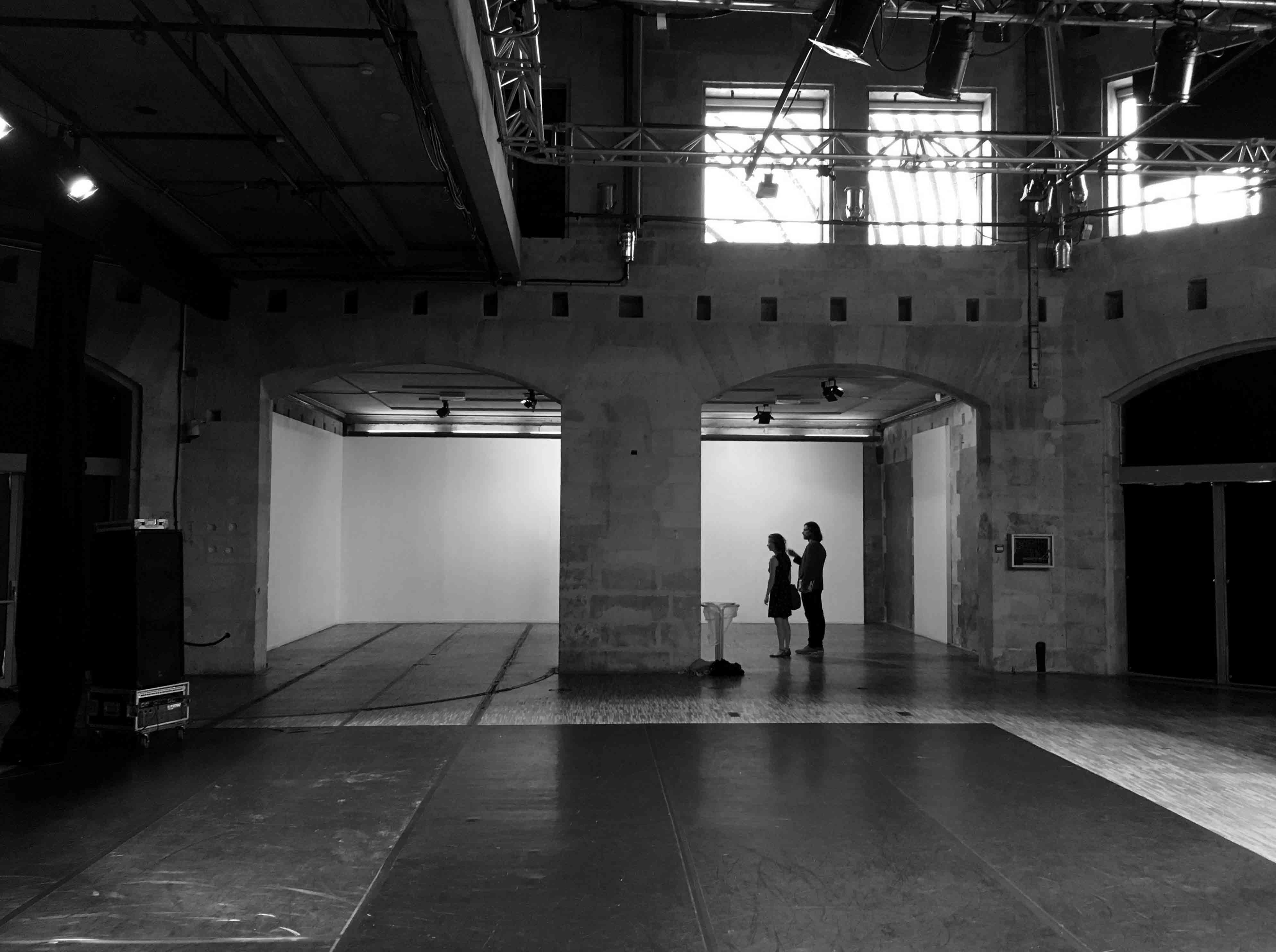 The exhibition space