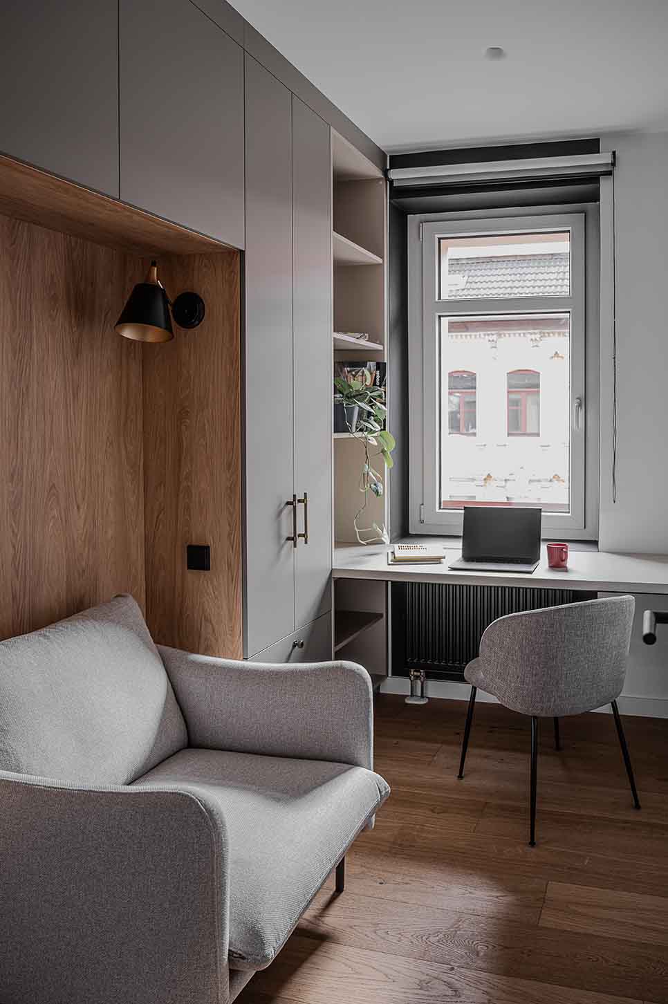 The office space in the micro apartments of Naumburger 34 in Leipzig