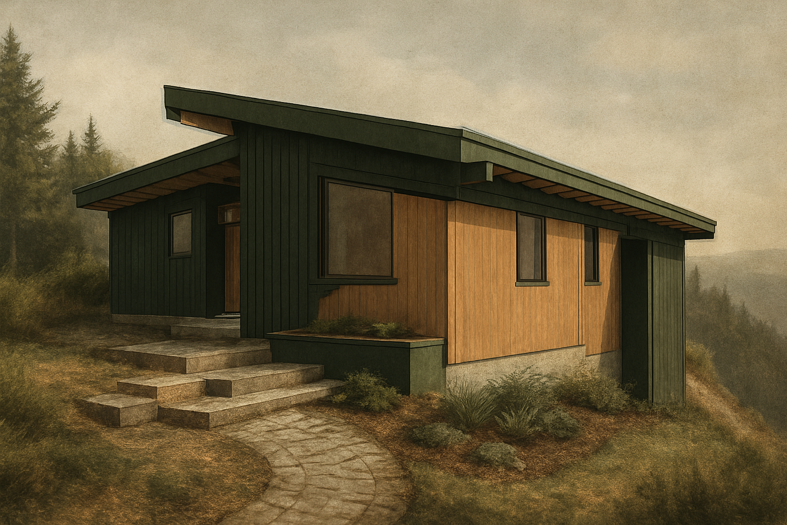 A custom tiny home accessory dwelling, in Ucluelet BC