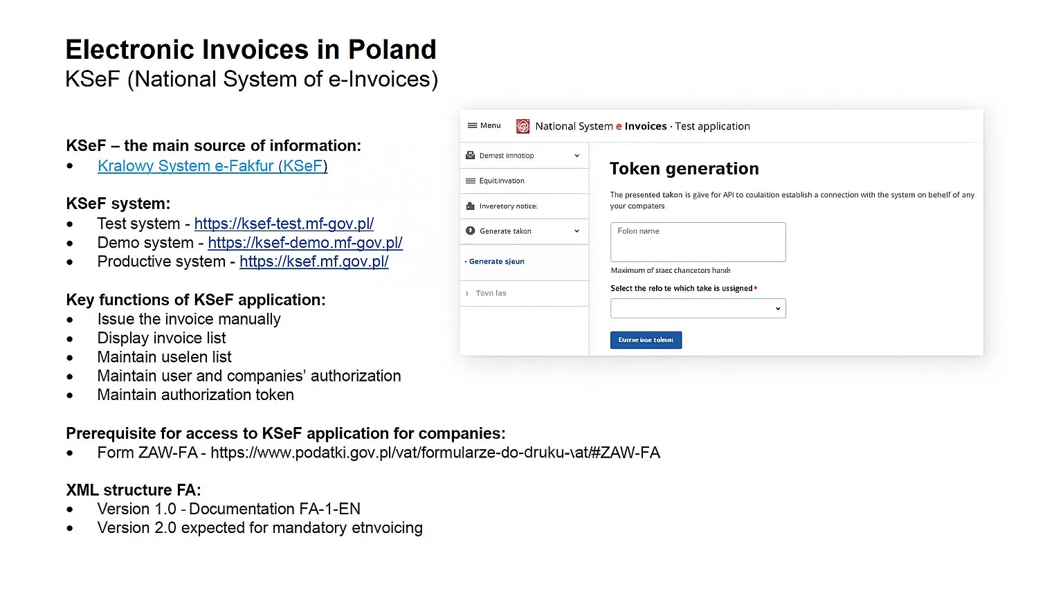 Krajowy System e-Faktur (KSeF) – National System of e-Invoices