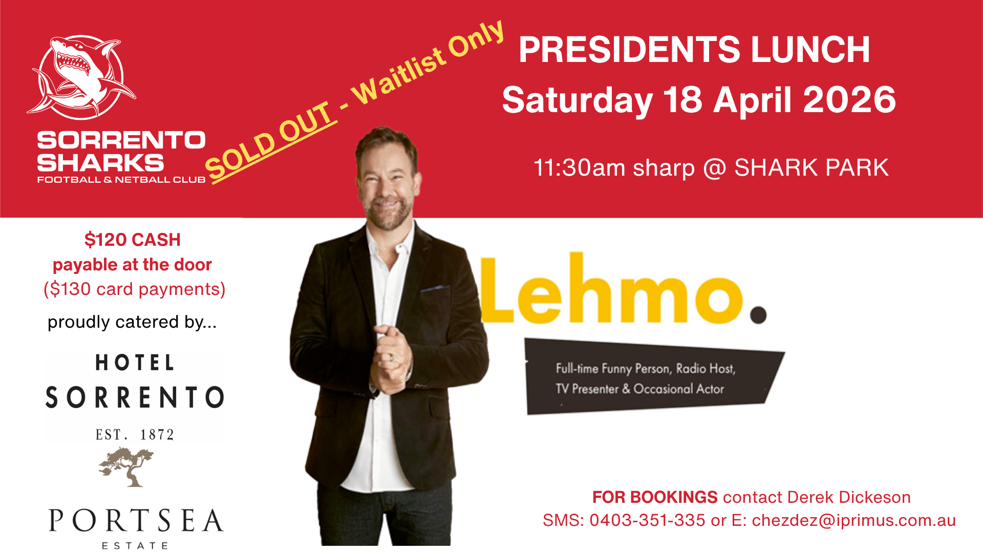 Presidents Lunch – Round 2