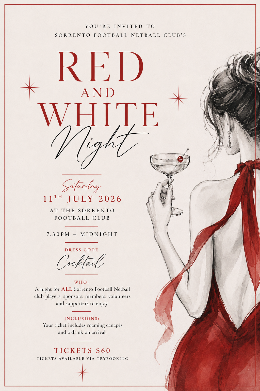 Red & White Night