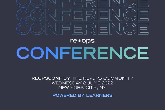 ReOps Conference 2022 | June 2022 |Brooklyn NY | Join us