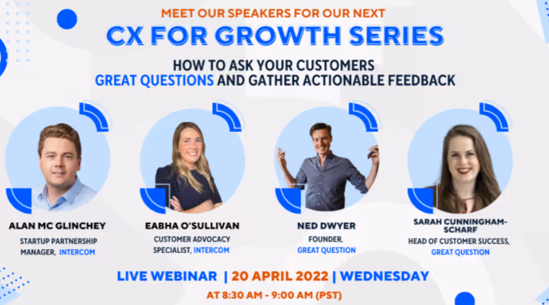 Actionable customer feedback webinar