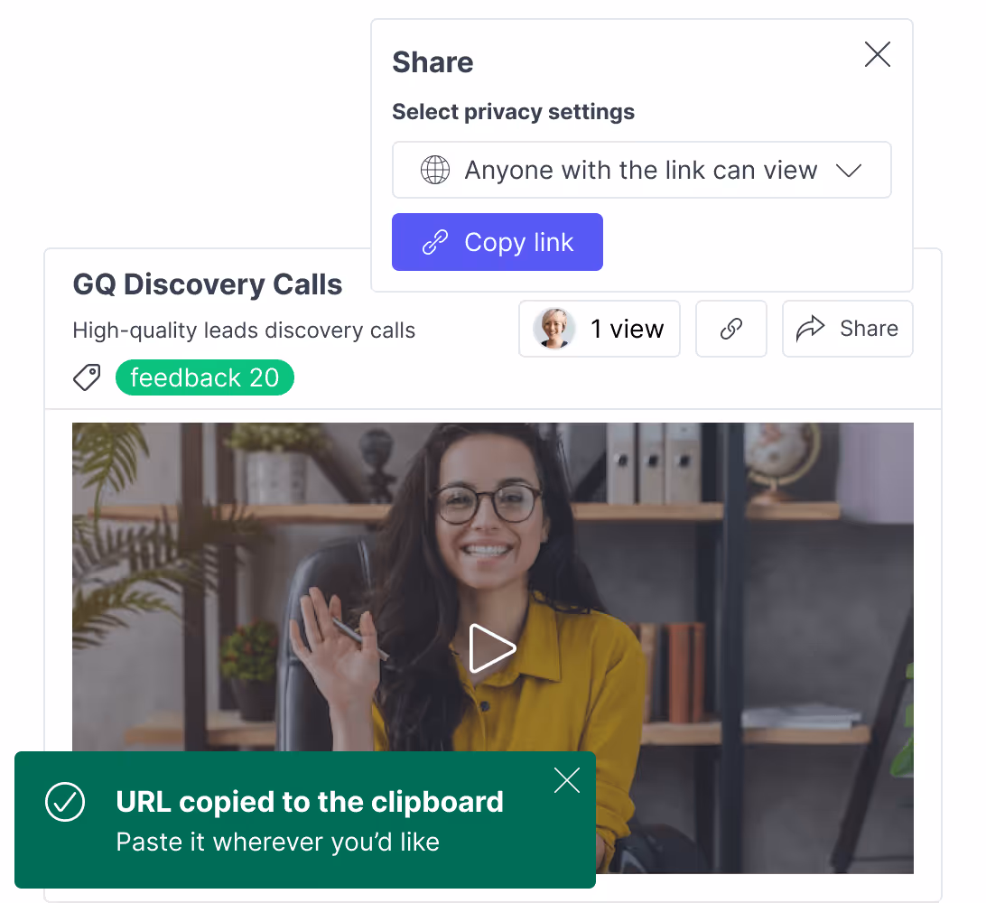 Easily share research insights and collaborate with your team