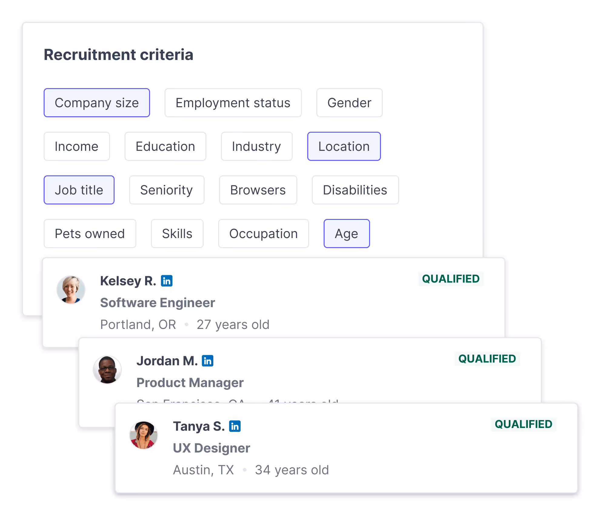Recruit research participants from Respondent, right in Great Question