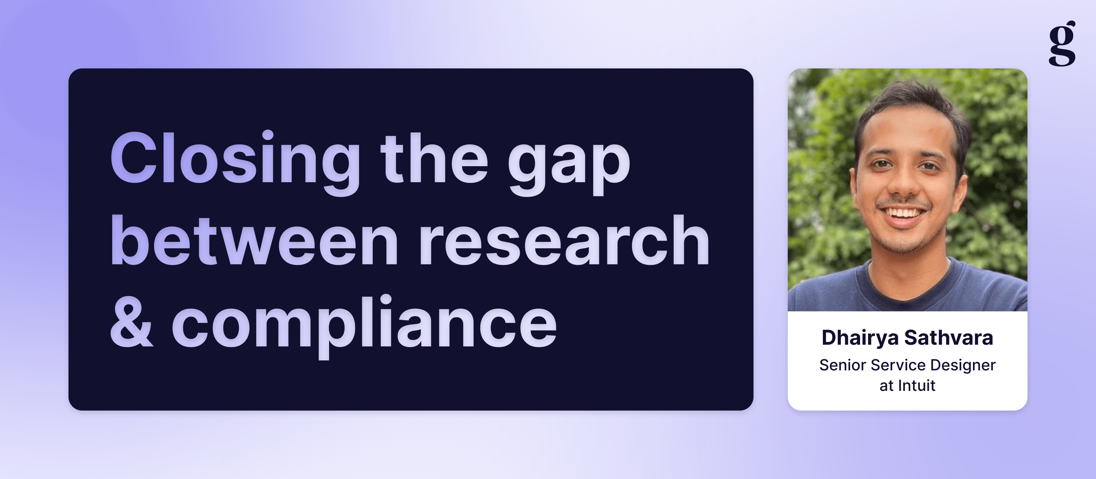 Closing the gap between research & compliance