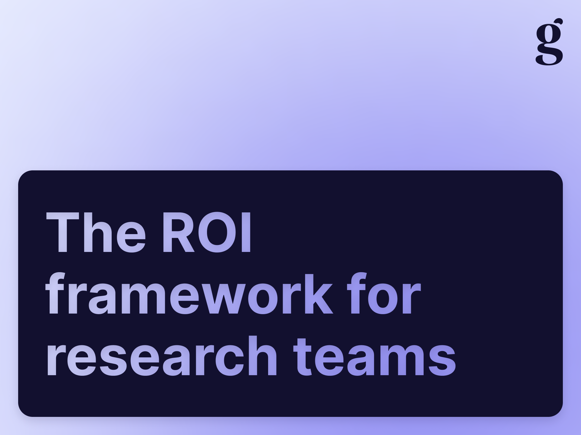 Research operations 101