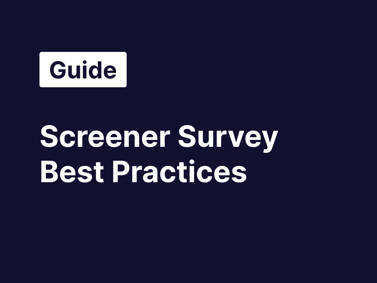 How to write screener questions that keep bots out