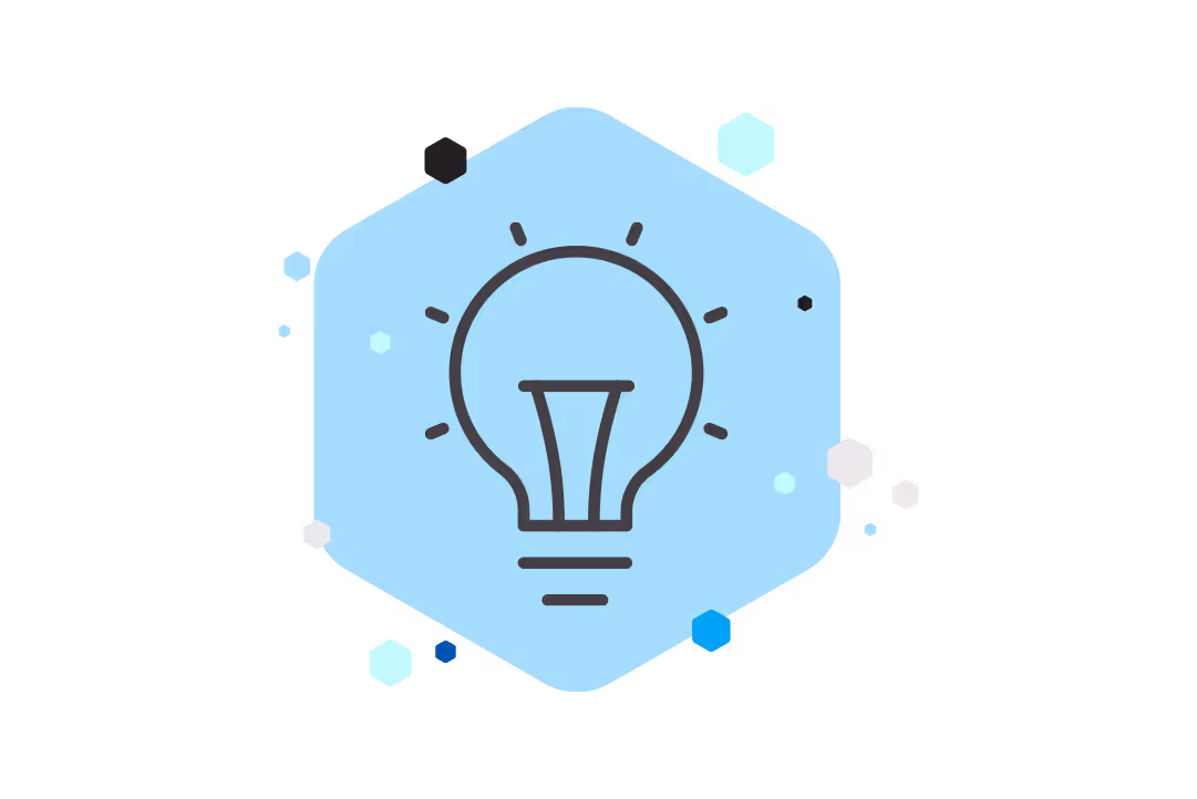 line drawing of light bulb