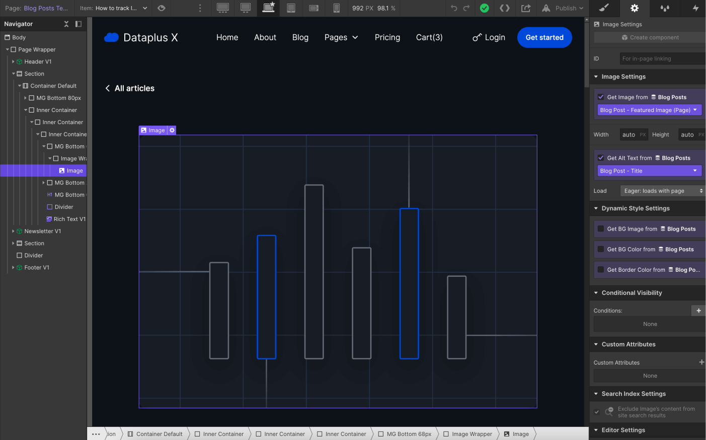 CMS Page - Dataplus X Webflow Template