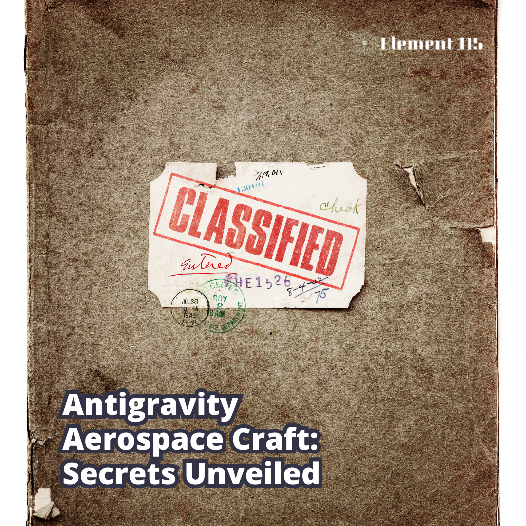Antigravity Aerospace Craft: Secrets Unveiled