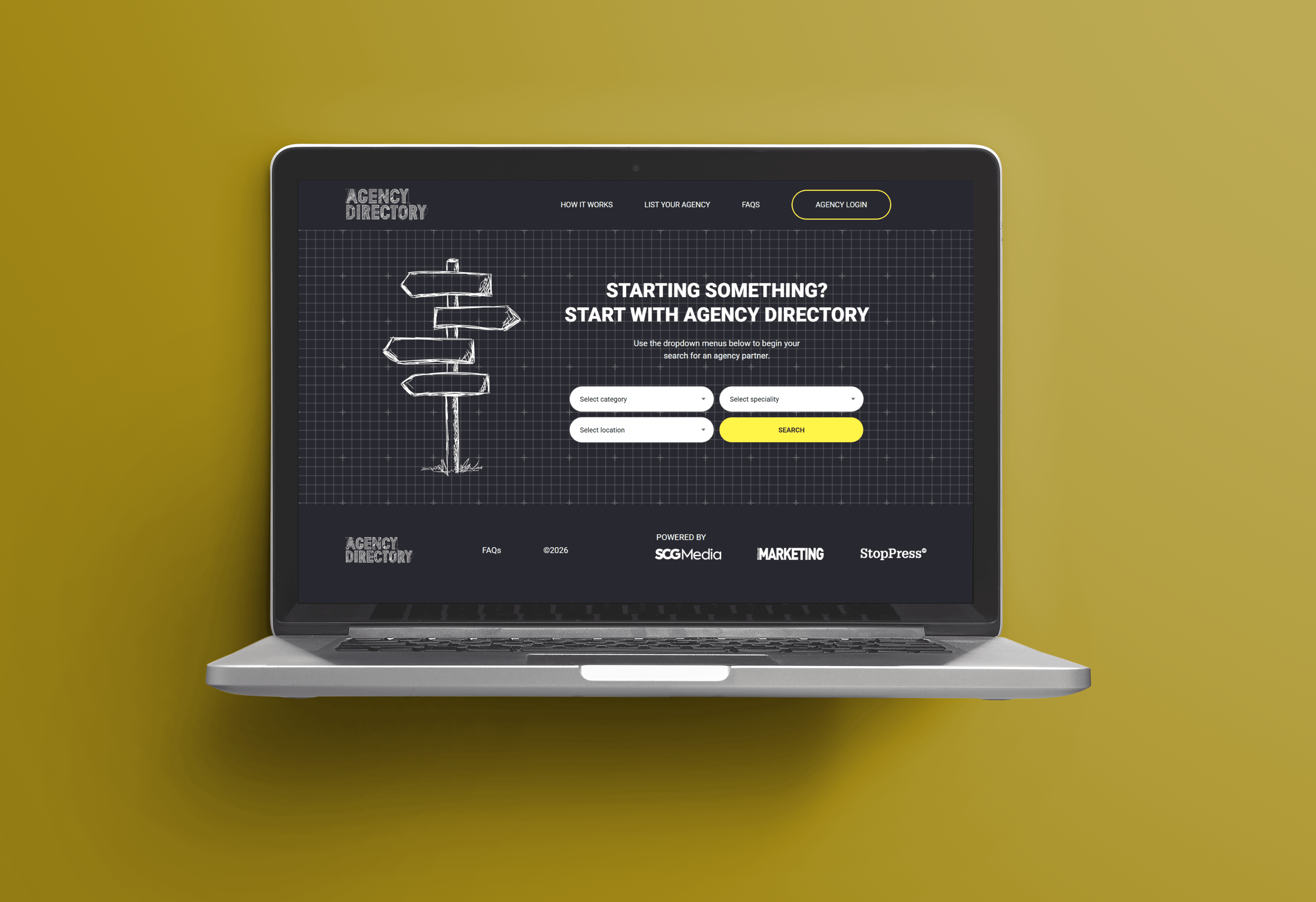 Agency Directory website project.