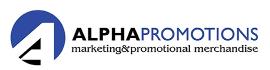 Alpha Promotions logo.