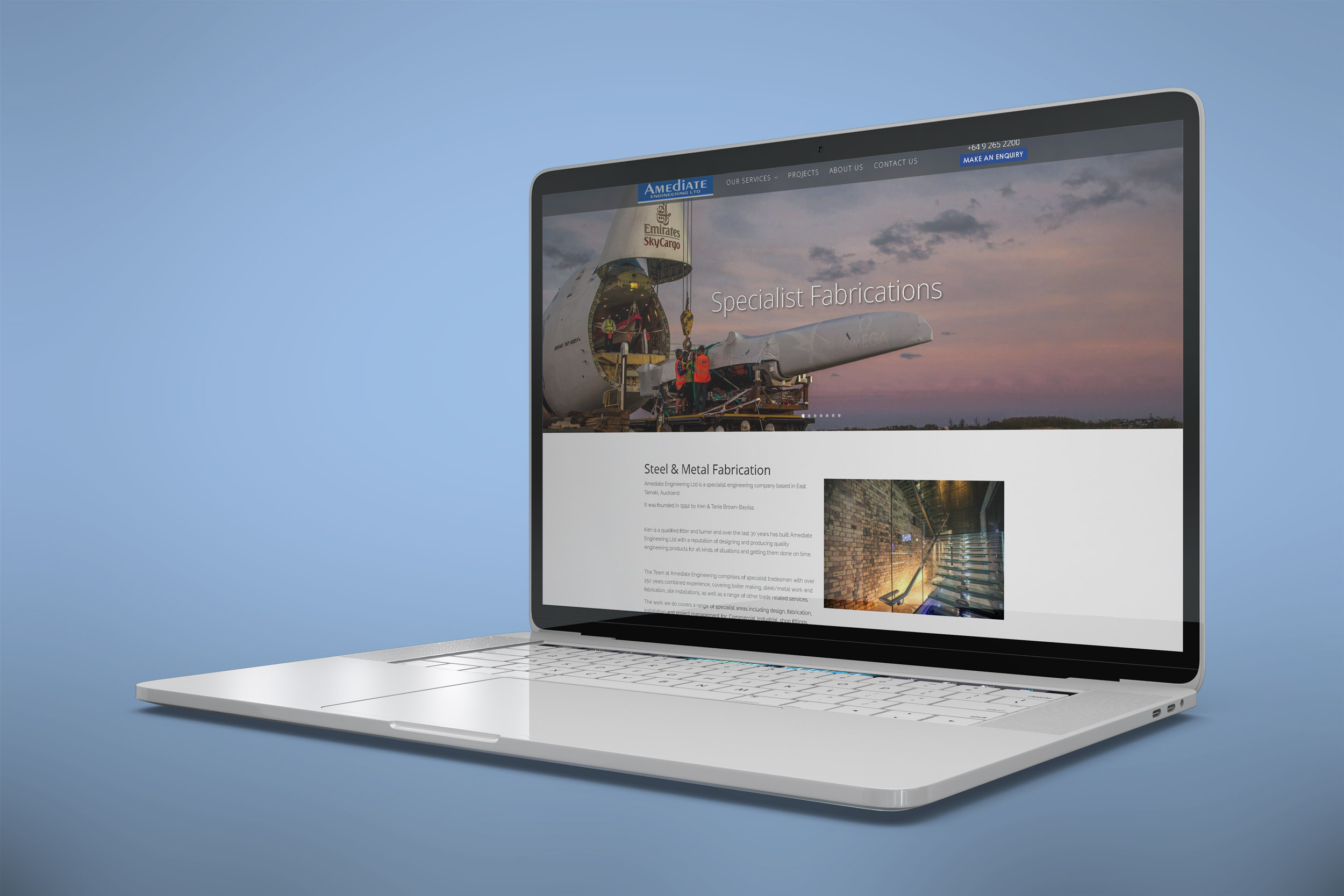 Amediate website project.