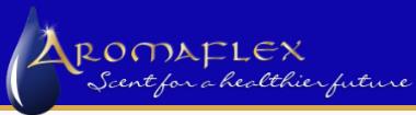 Aromaflex logo.